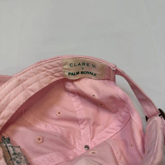 Clare V. x Palm Royale pink Hat. RARE - Picture 3 of 5